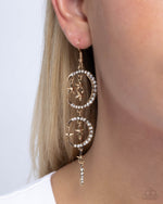 Load image into Gallery viewer, Paparazzi Celestial Cascade - Gold Earrings
