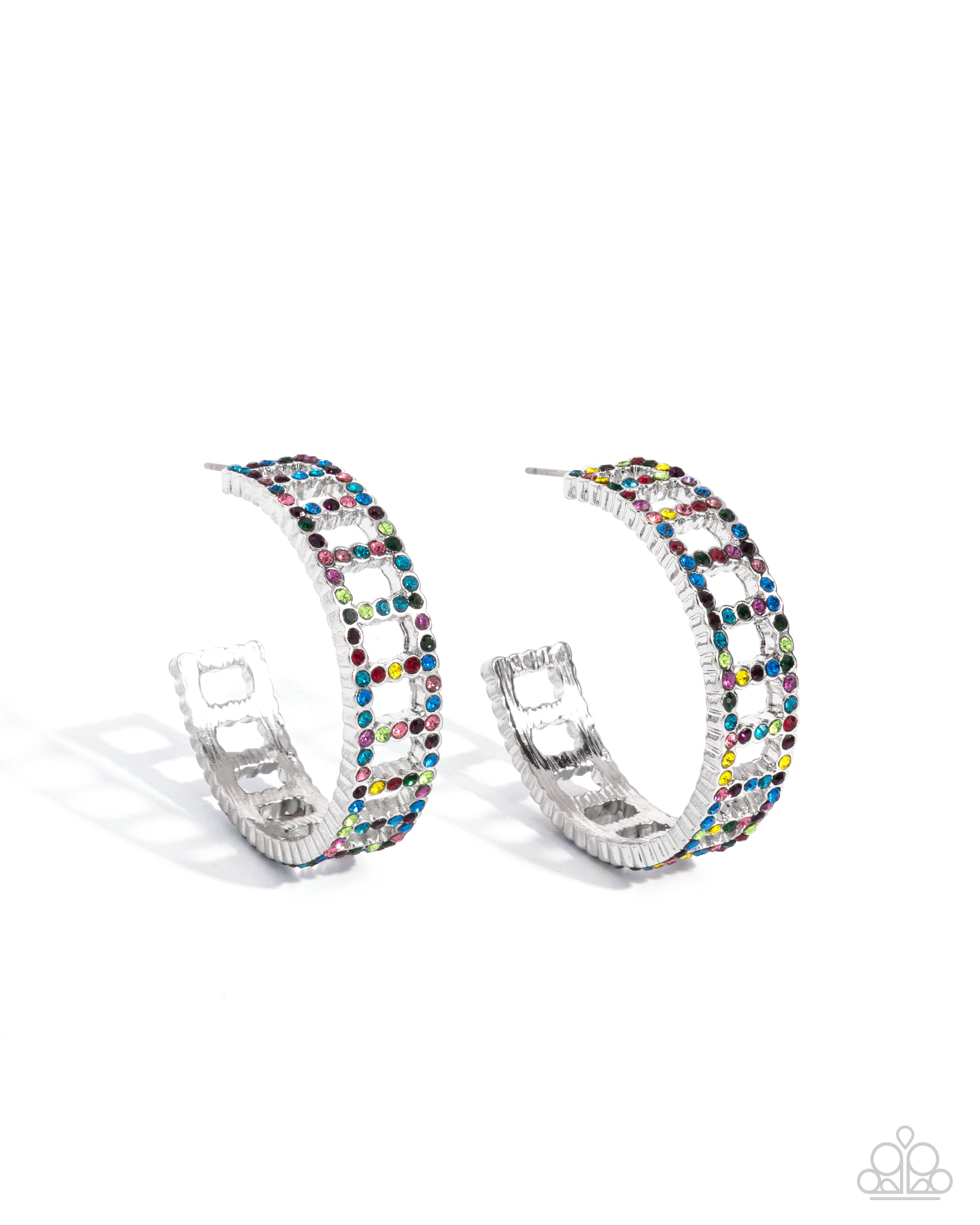 Paparazzi Bridging Brillance - Multi Hoop Earrings