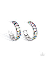 Load image into Gallery viewer, Paparazzi Bridging Brillance - Multi Hoop Earrings
