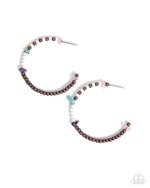 Load image into Gallery viewer, Paparazzi Pointed Promise - Cooper Hoop Earrings
