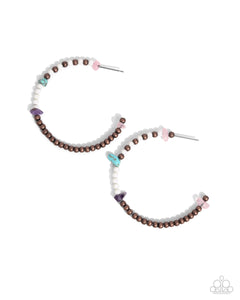 Paparazzi Pointed Promise - Cooper Hoop Earrings