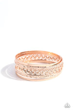 Load image into Gallery viewer, Paparazzi Stockpiled Shimmer - Rose Gold
