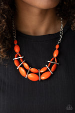 Load image into Gallery viewer, Paparazzi Law of the Jungle - Orange Necklace
