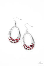 Load image into Gallery viewer, Paparazzi Better LUXE Next Time - Red Earrings
