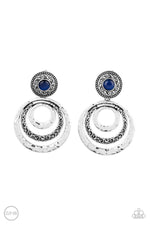 Load image into Gallery viewer, Paparazzi Bare Your Soul - Blue Clip-on Earrings
