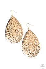 Load image into Gallery viewer, Paparazzi Metallic Mirrors - Gold Earrings
