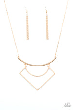 Load image into Gallery viewer, Paparazzi Egyptian Edge - Gold Necklace
