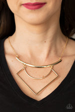 Load image into Gallery viewer, Paparazzi Egyptian Edge - Gold Necklace
